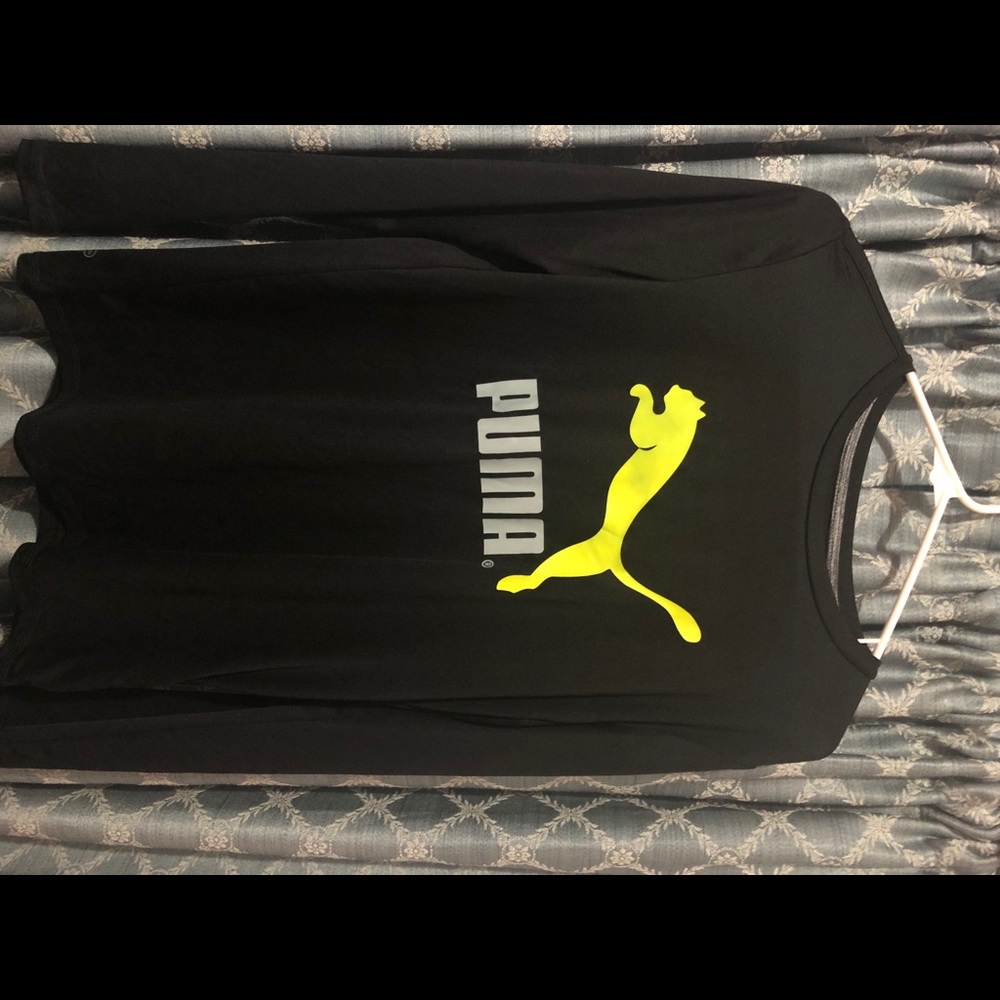 Boys Puma long sleeve shirt size L 14/16